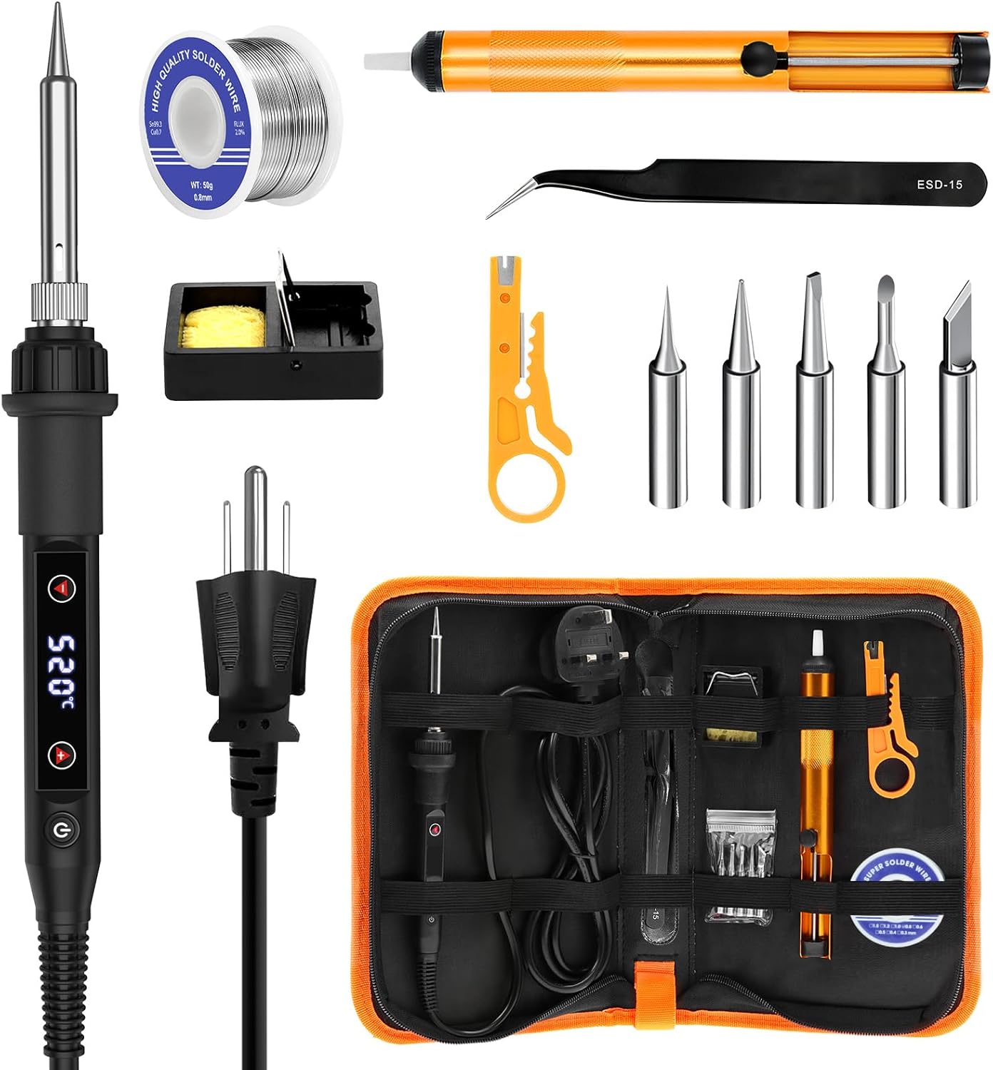 Electronics Repair Images - 80W Soldering Iron Kit with Adjustable
