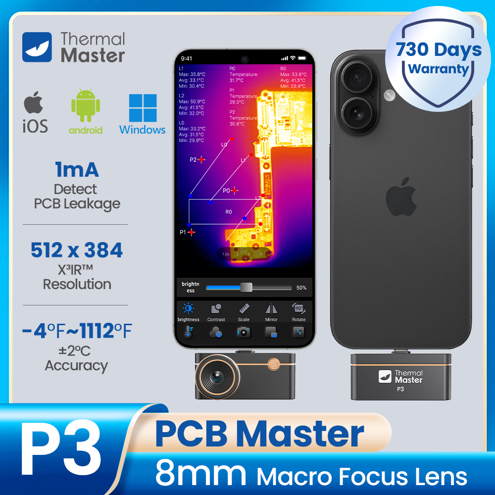 Electronics Repair Images - P3 Thermal Camera for Electronics Cell