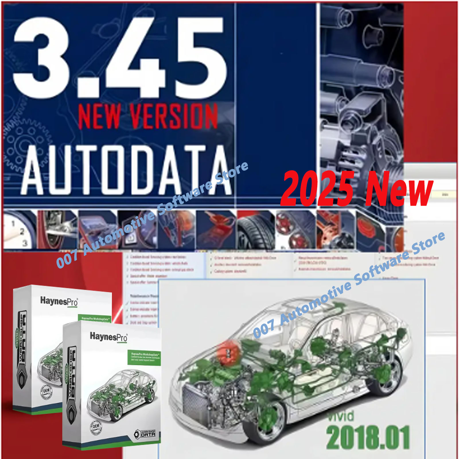 2025 Latest Auto Data 3.45 Car - огляд і ціна Electronics Repair Book