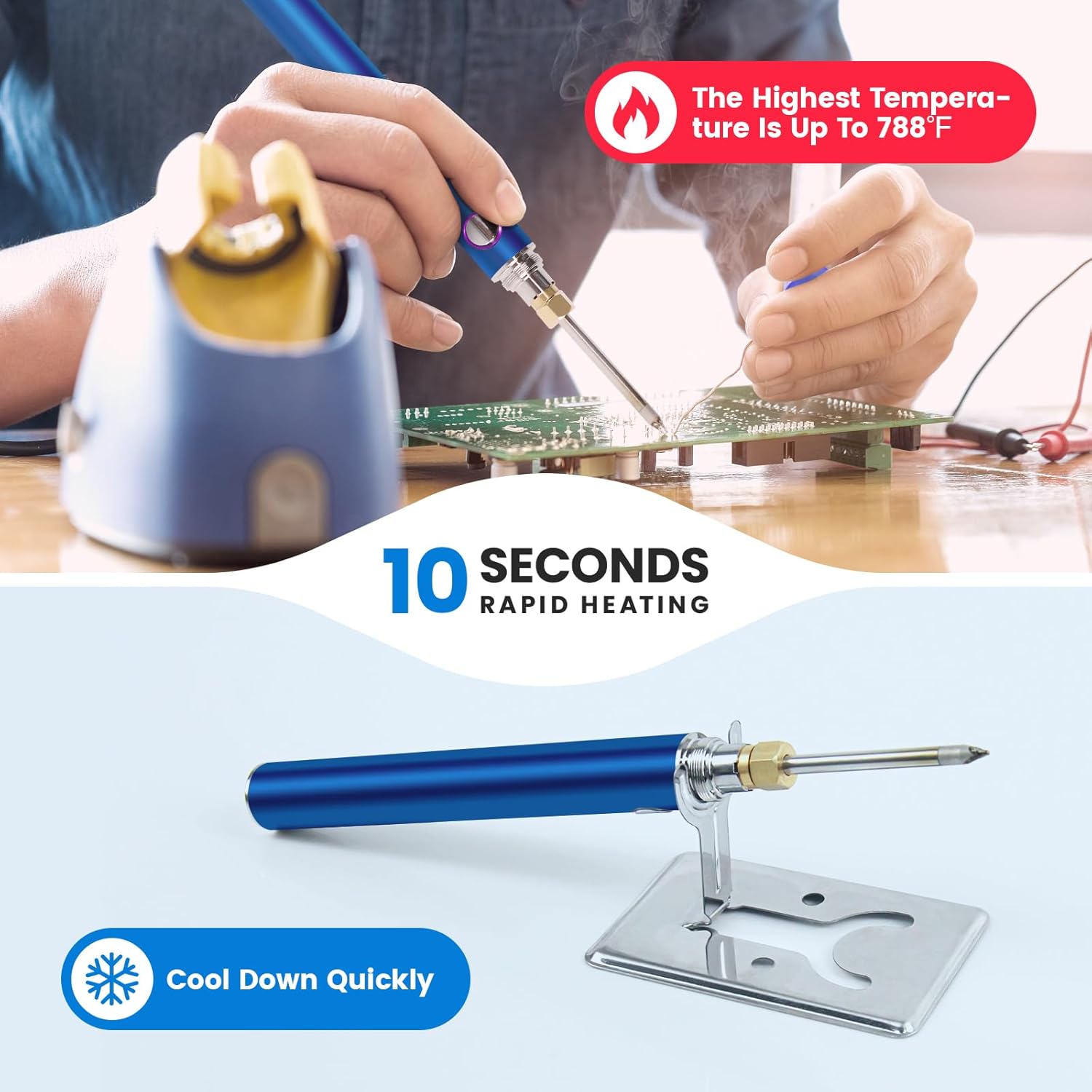 Cordless Soldering Iron Kit, W - огляд і ціна Electronics Repair Images
