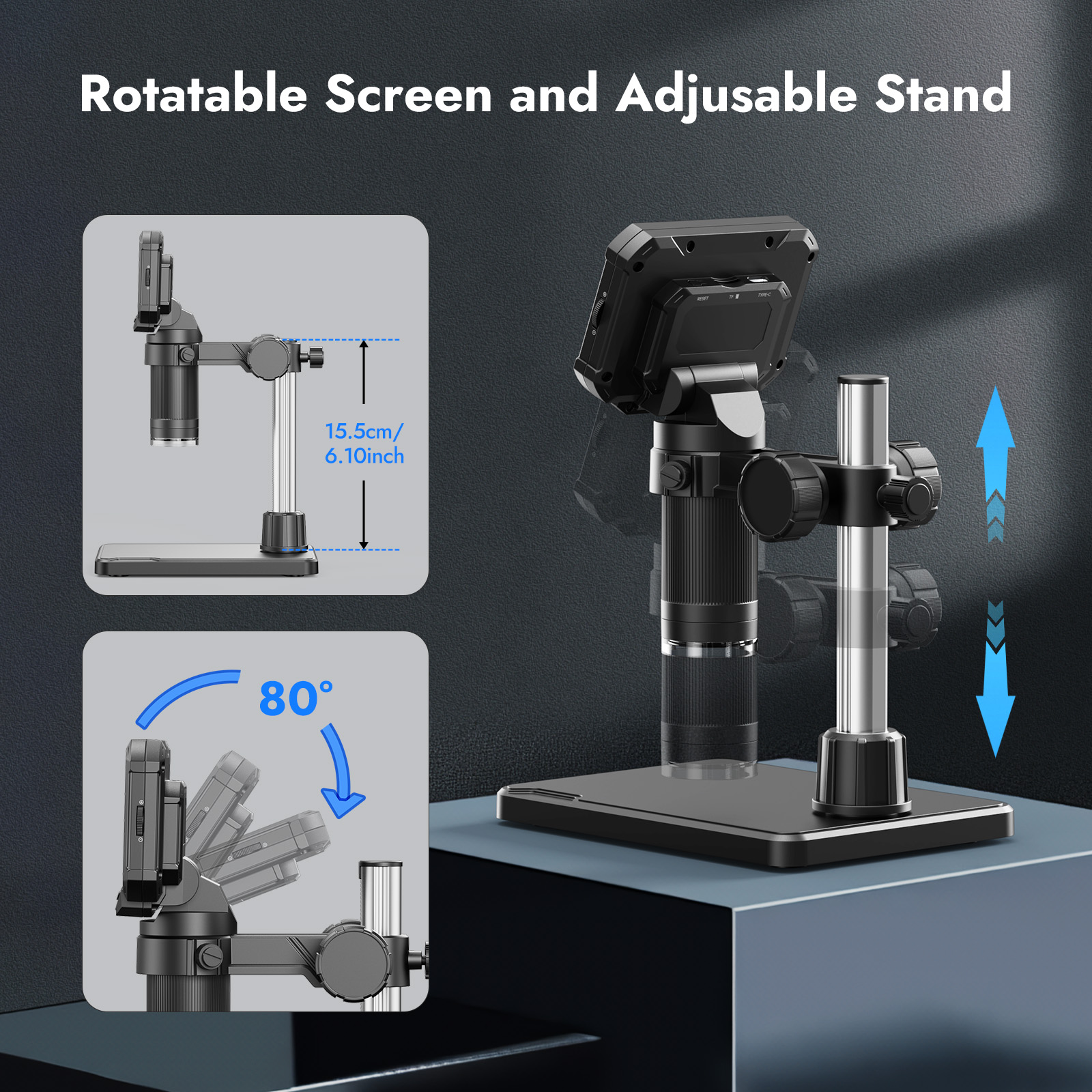 Digital Microscope 2.8 inch 10 - огляд і ціна Electronics Repair Videos