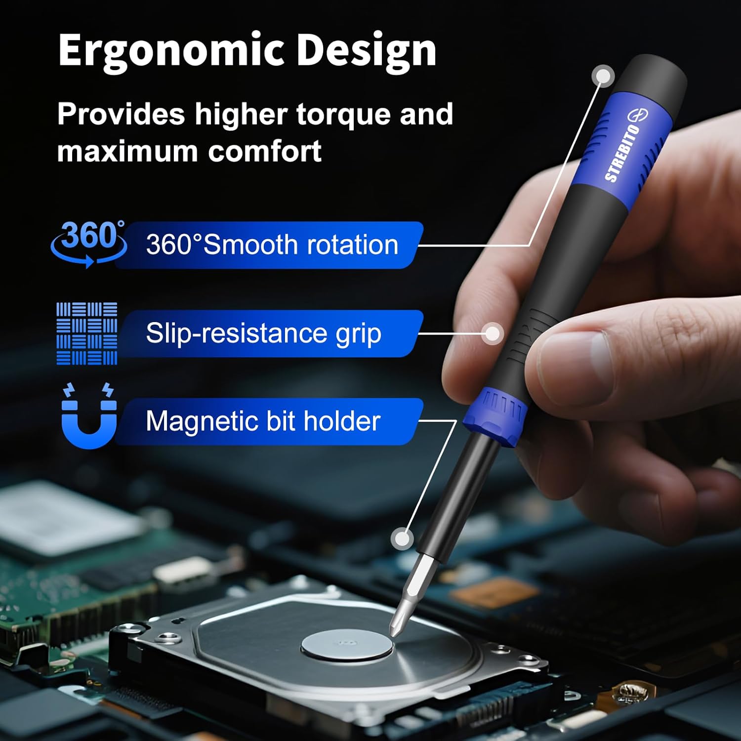 64-in-1 Precision Screwdriver  - огляд і ціна Electronics Repair Game