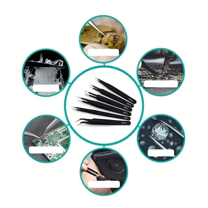 6pcs ESD Anti-Static Stainless - огляд і ціна Electronics Repair Tools