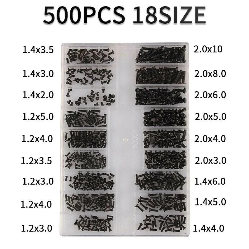 500PCS Laptop Notebook Screws  - огляд і ціна Electronics Repair Book