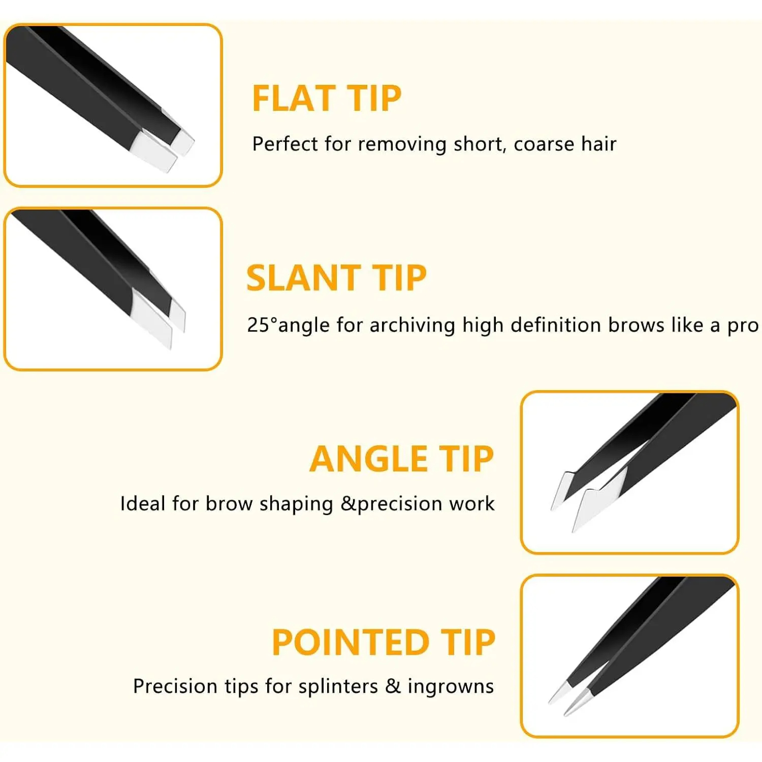 4Pcs Precision Tweezers Set, P - огляд і ціна Electronics Repair Tools