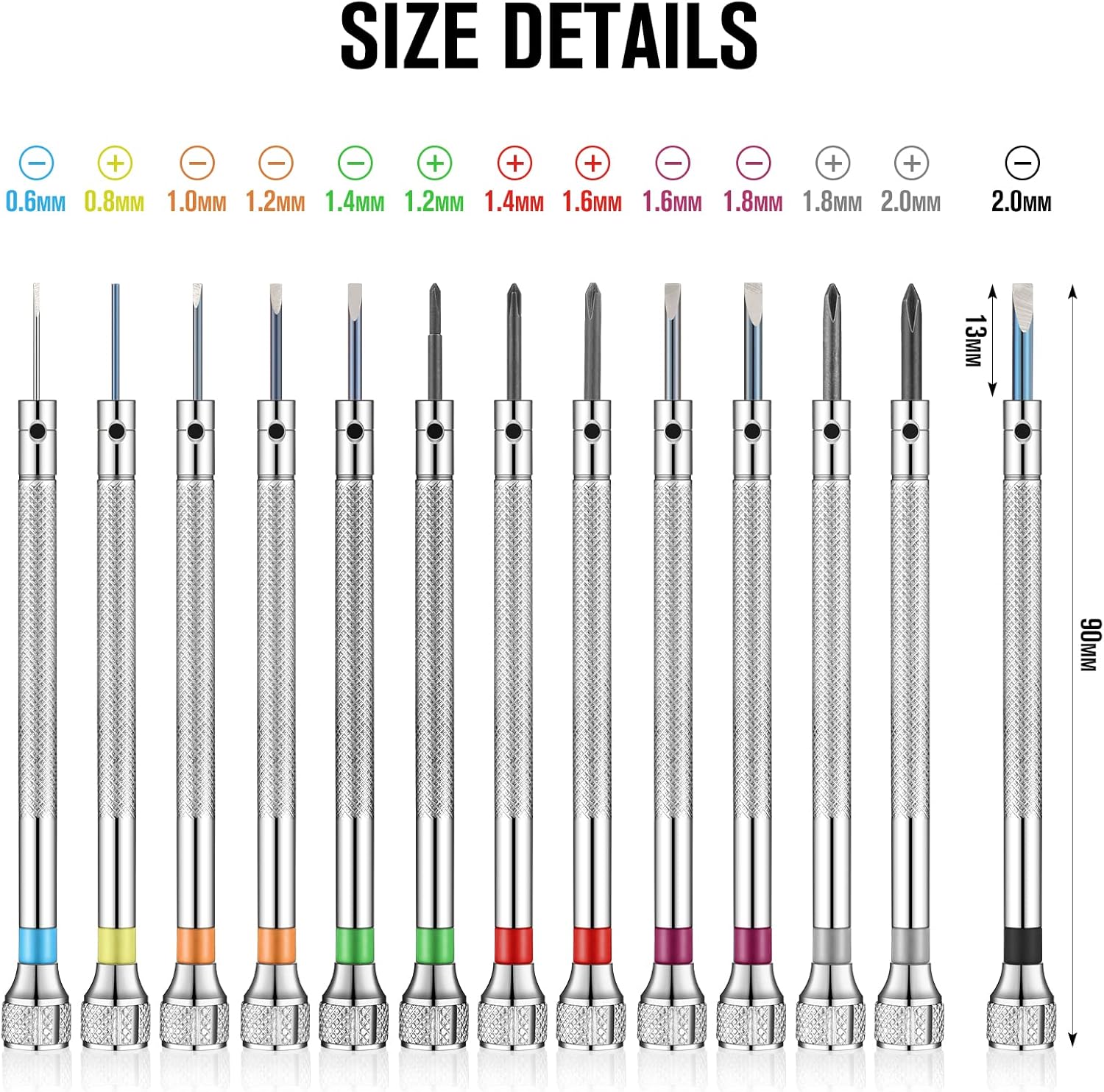 13 Pieces Jeweler Screwdriver  - огляд і ціна Electronics Repair Images