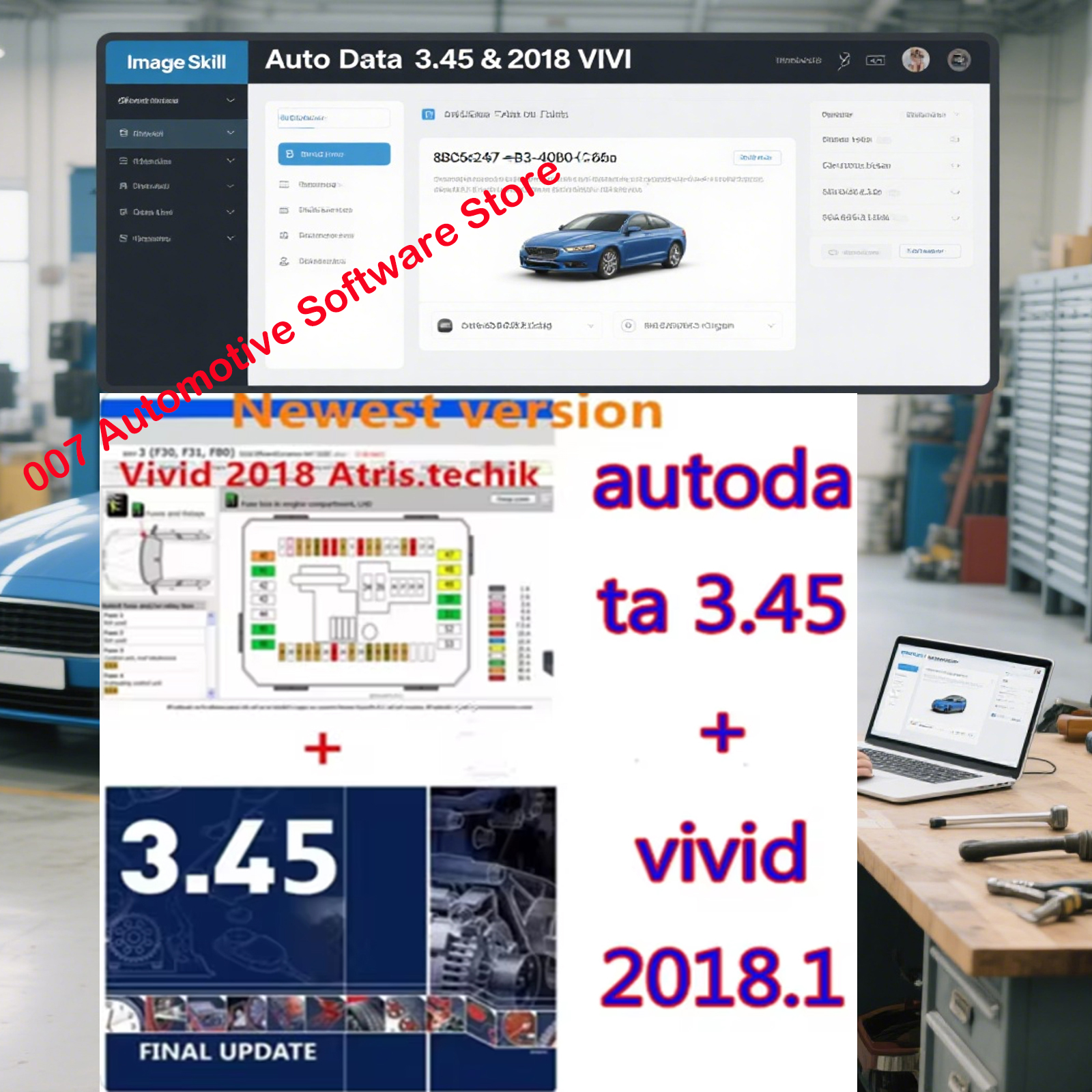 2025 latest 3.45AutoData Car S - огляд і ціна Electronics Repair Book