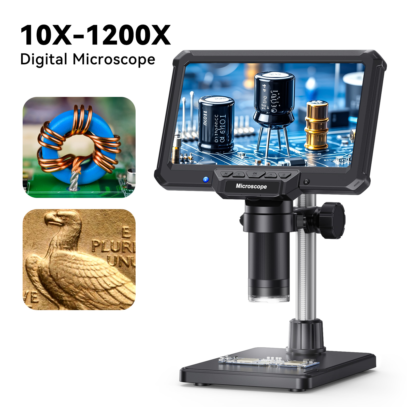 Hayve 7inch Digital Microscope - огляд і ціна Electronics Repair Videos